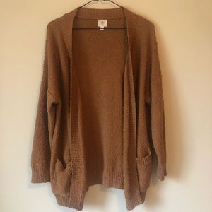 Mustard Cardigan Sweater